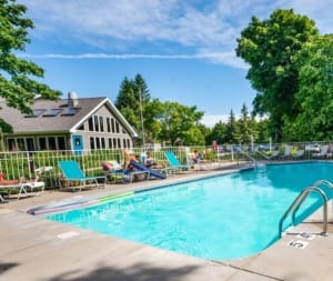 Outdoor pool.